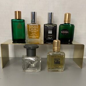 Men’s cologne Set of 6 assorted.5 fl oz glass bottles.